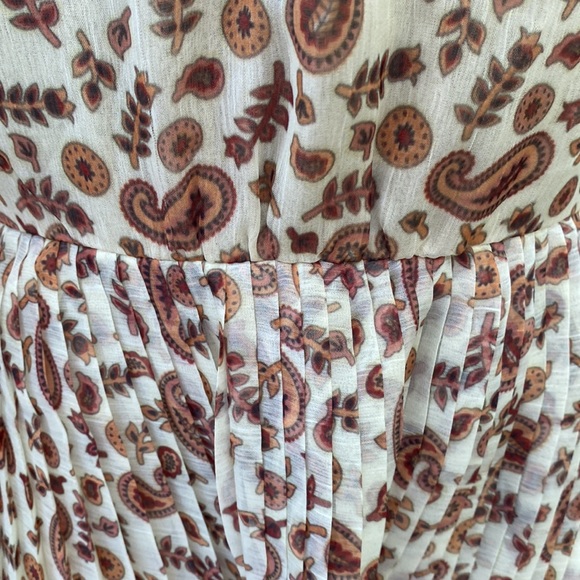 NWT ANTHROPOLOGIE LET ME BE WRAP / PLEATED DRESS FALL COLOR - Picture 7 of 17